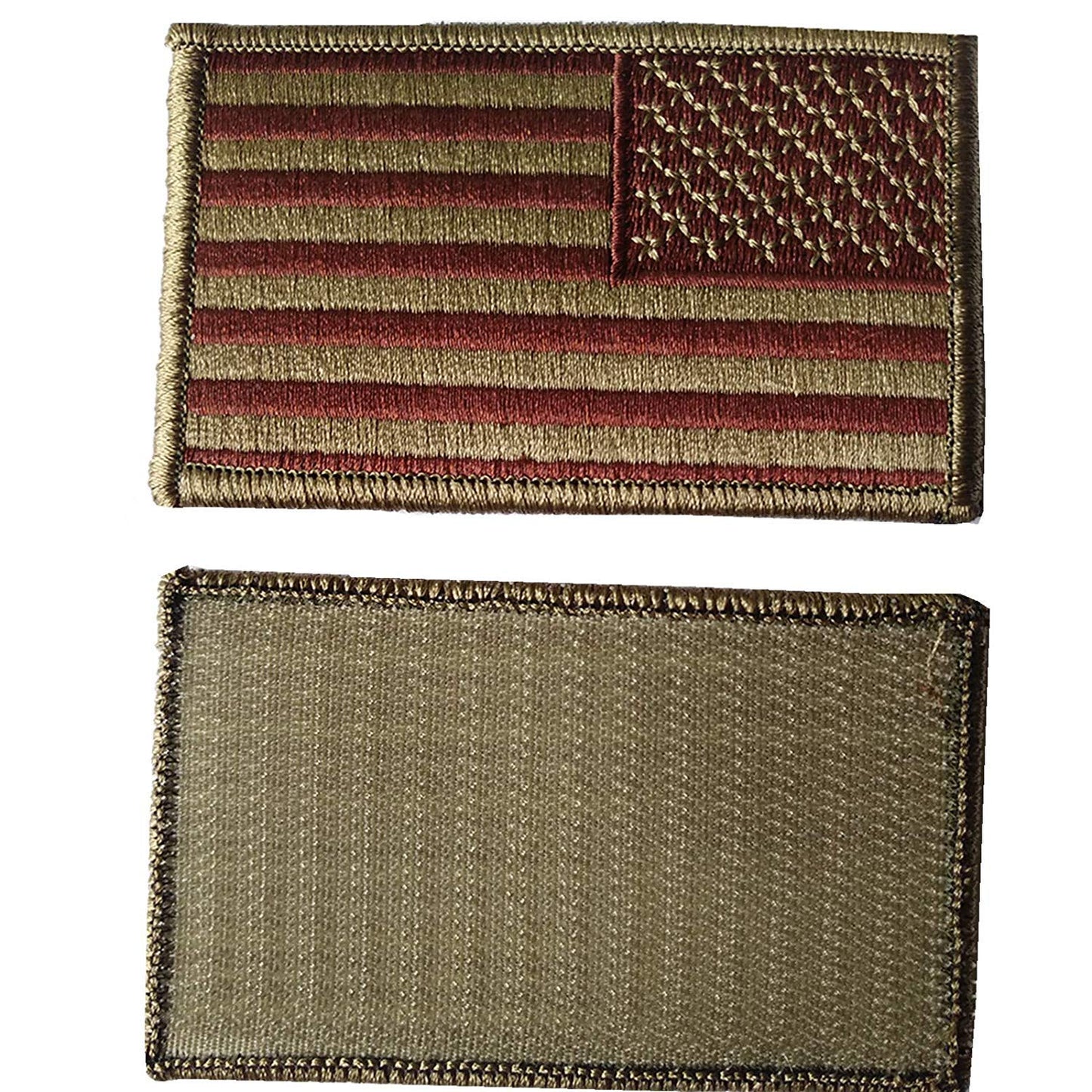 Drapeau US Air Force Reverse OCP et Spice Brown avec attache à crochet (lot de 2)