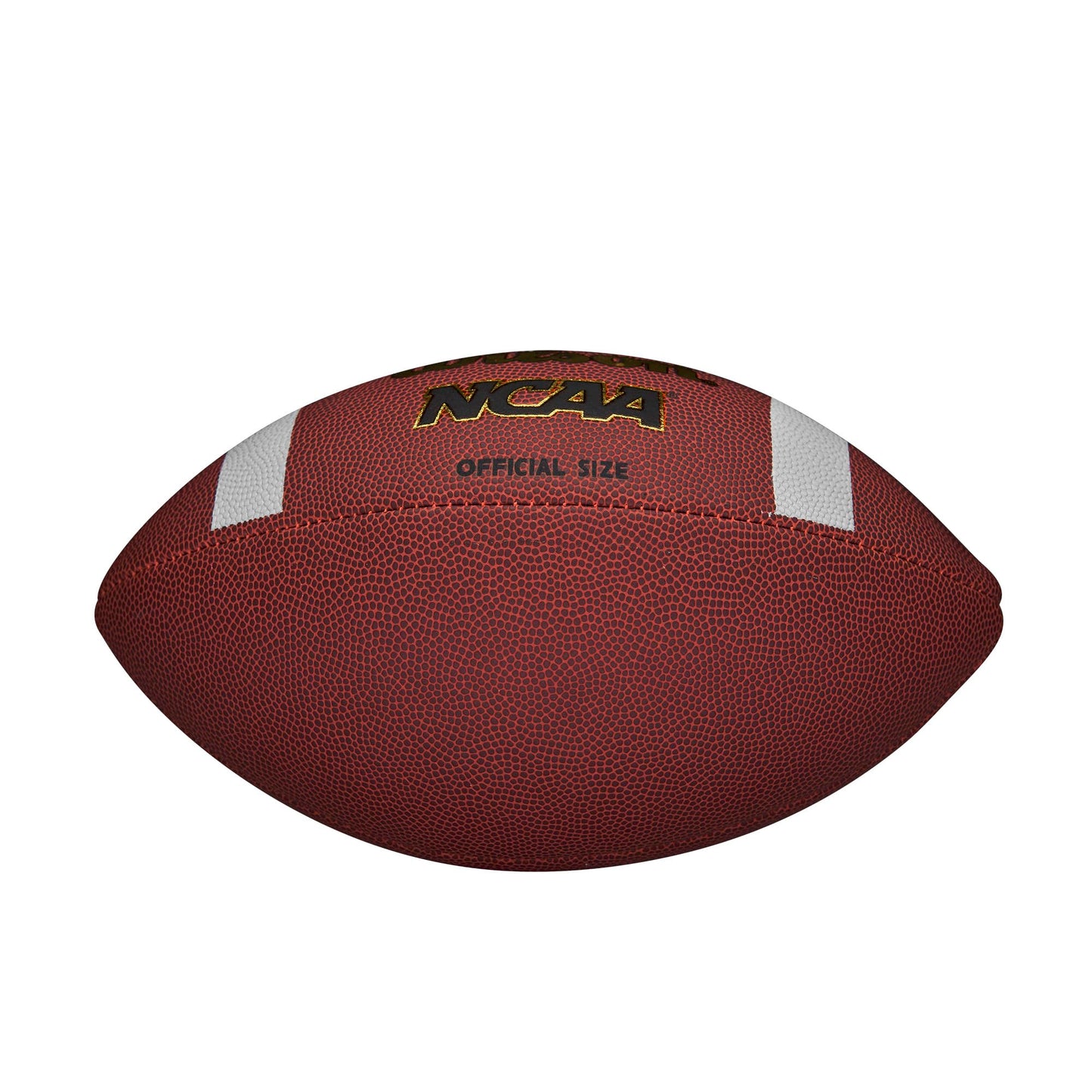 Balón de fútbol compuesto Wilson NCAA, tamaño PeeWee, marrón