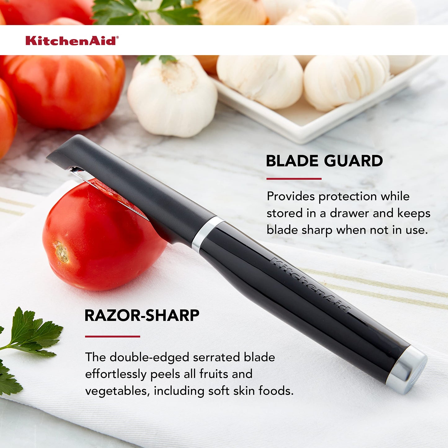 KitchenAid Classic Euro Peeler, One Size Black 2