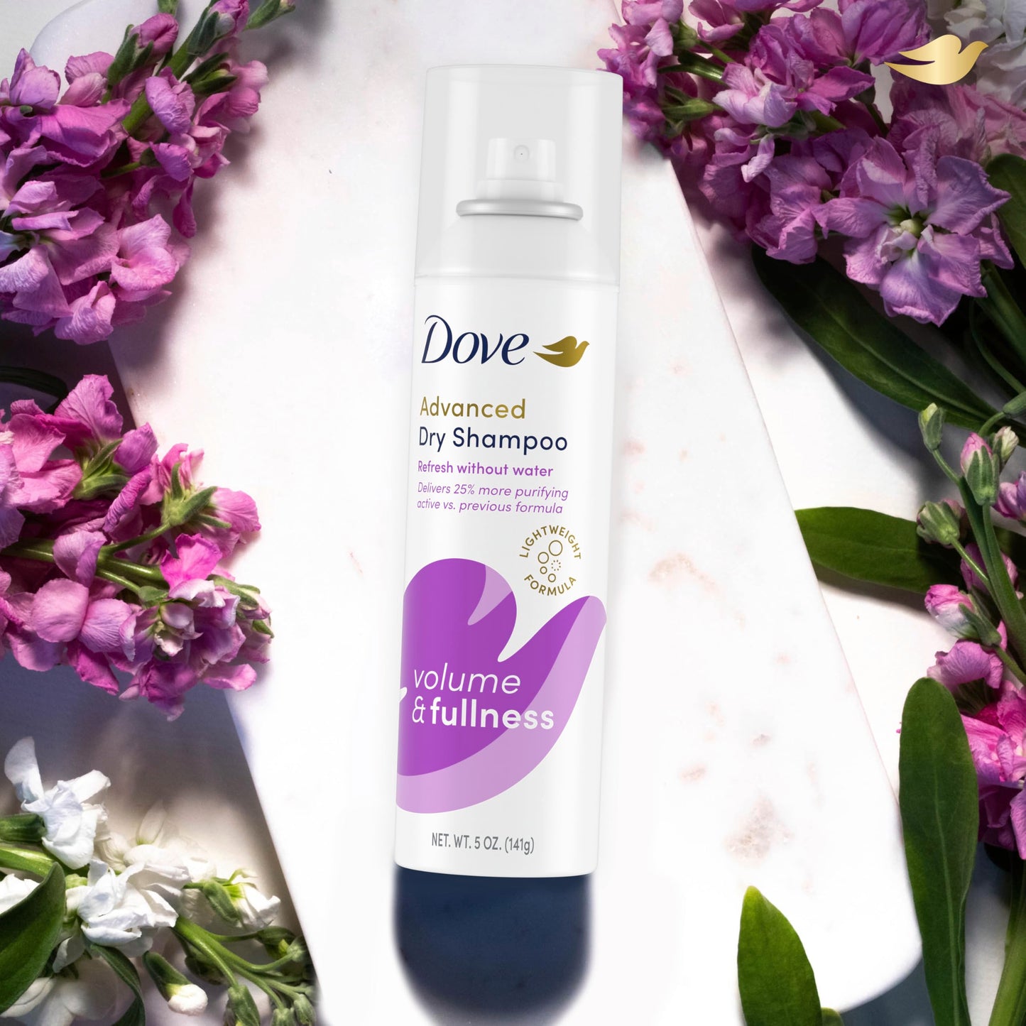 Dove Dry Shampoo Volume & Fullness 2 Count for Oily Hair for Refreshed Hair 5 oz