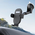 3-in-1 Car Phone Holder. Cell Phone Holder for Car Dashboard Windshield & Air Vent. Car Phone Mount with Strong Sticky Gel Pad. Hands Free Car Holder Mount for iPhone & Smartphone.