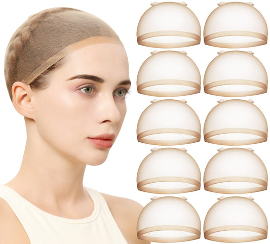 Teenitor HD Wig Cap, 20pcs Wig Cap Ultra Thin Wig Caps for Women, Wig Caps for Women HD Wig Caps, Wig Caps for Women Lace Front, Stocking Caps Wig Cap HD Caps for Wig Nude