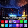 Brizled Star Projector Galaxy Light, USB C Projecteur étoilé blanc Fonctionne avec alimentation PD, haut-parleur Bluetooth et projecteur Aurora à bruit blanc, projecteur LED Galaxy pour chambre à coucher, fête à la maison