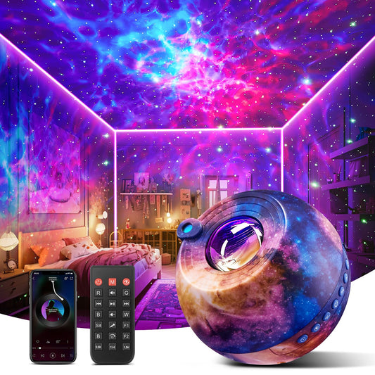 Star Projector, 15 Colors Galaxy Projector for Bedroom Adults,15 White Noise Star Projector for Ceiling for Adults ,Bluetooth Star Projector Galaxy Light Projector, Star Lights for Ceiling Projector