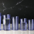 Vaso para bebidas New Star Foodservice 46540, vasos apilables, plástico SAN comercial resistente a las roturas, 5 oz, azul, juego de 12