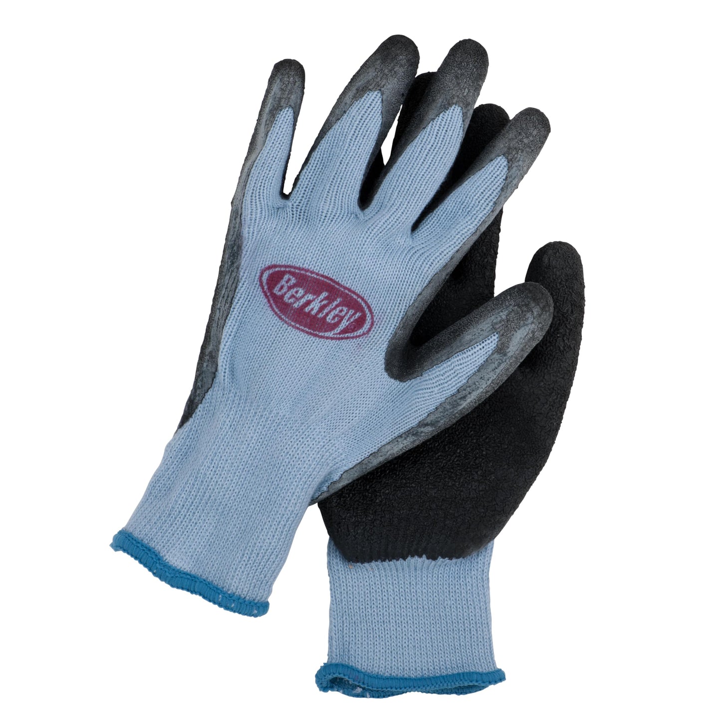 Guantes de pesca revestidos Berkley, azul/gris