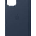 Funda tipo libro de cuero azul marino para iPhone 11 Pro de Apple: ajuste fino, compatible con carga inalámbrica