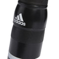 Bouteilles d'eau de sport rechargeables en plastique pour adultes unisexes adidas Stadium de 750 ml (28 oz), noir/blanc, taille unique US