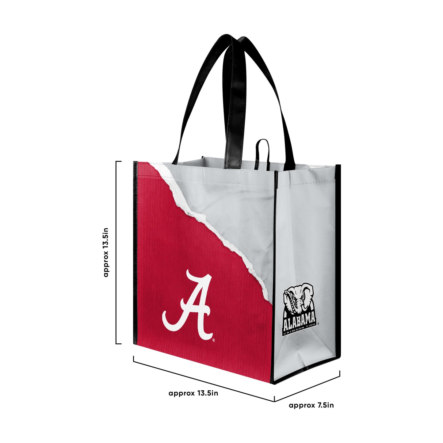 Bolsa de compras reutilizable de 4 unidades de la NCAA de FOCO Alabama Crimson Tide