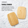 Farberware 4-Piece Reversible Bamboo Cutting And Charcuterie Board Set, Assorted Size