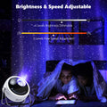 Brizled Star Projector Galaxy Light, USB C Projecteur étoilé blanc Fonctionne avec alimentation PD, haut-parleur Bluetooth et projecteur Aurora à bruit blanc, projecteur LED Galaxy pour chambre à coucher, fête à la maison