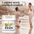 Wax & Wit 2024 Engagement Candles Gifts for Couples - Bridal Shower Gifts for Bride Gifts - Bachelorette Gifts for Bride to Be Gifts - Engagement Gifts for Her - Gifts for Newly Engaged Couples, 9oz