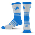 Calcetines de vestir de primera calidad Elevate de la NFL DETROIT LIONS para pies descalzos, color del equipo grande