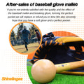 Lingee Baseball Hammer, Baseball Softball Glove Mallet, One-Piece Mallet, Baseball Glove Shaping Hammer with 2Pcs Baseball Lock, Glove Mallet 31cm/12inch…