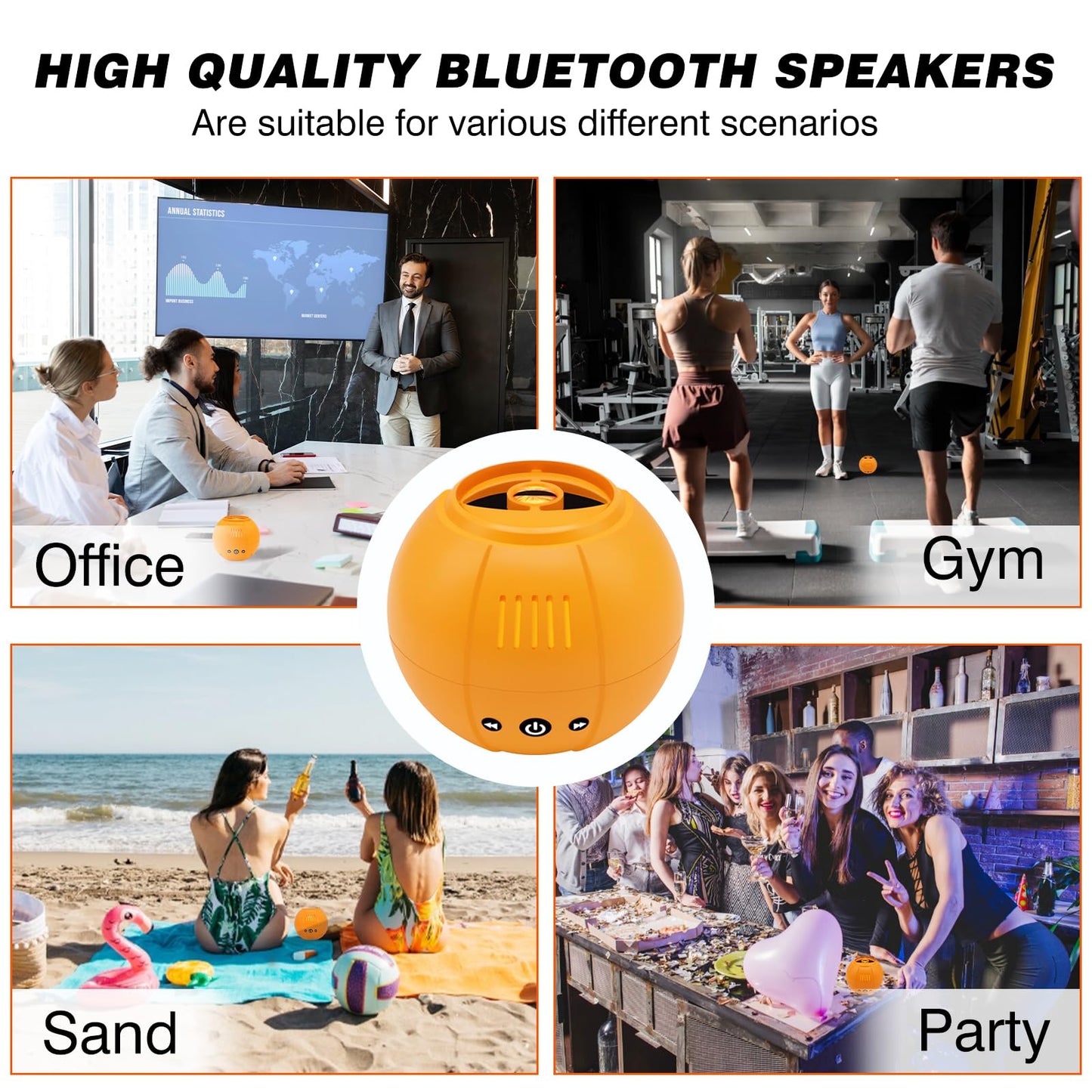 ZMAYPLUS Portable Speaker Bluetooth Wireless - Ultra Strong Bass Surround, World Eye Design, Bluetooth 5.3, RGB Lights,400 Mins Playtime Wireless, Speaker for Home,Phone,Party,Gaming