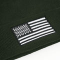 American Flag Embroidered Beanie Winter Hat for Men Women, Multi-Season Military Tactical Gear Police Army Winter Warm Hat