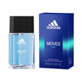 Adidas Moves Him Eau de Toilette 1 fl oz (Pack of 1), Notes of Green Apple, Cedarwood, Musk, Men's Fragrance, Long Lasting, Sporty Fragrance, Travel Size