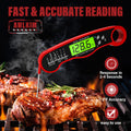 AWLKIM Digital Meat Thermometer for Cooking - Waterproof Kitchen Thermometer with Backlight and Hold, Fast Instant Read Food Thermometer, Candy Making, Outside Grill, Stocking Stuffers for Adult Men