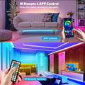 REEMEER Led Lights 100ft(2 Rolls of 50ft) Smart APP Control Music Sync Led Strip Lights RGB Color Changing Led Lights Strips with Remote Led Lights for Bedroom Kitchen and Party