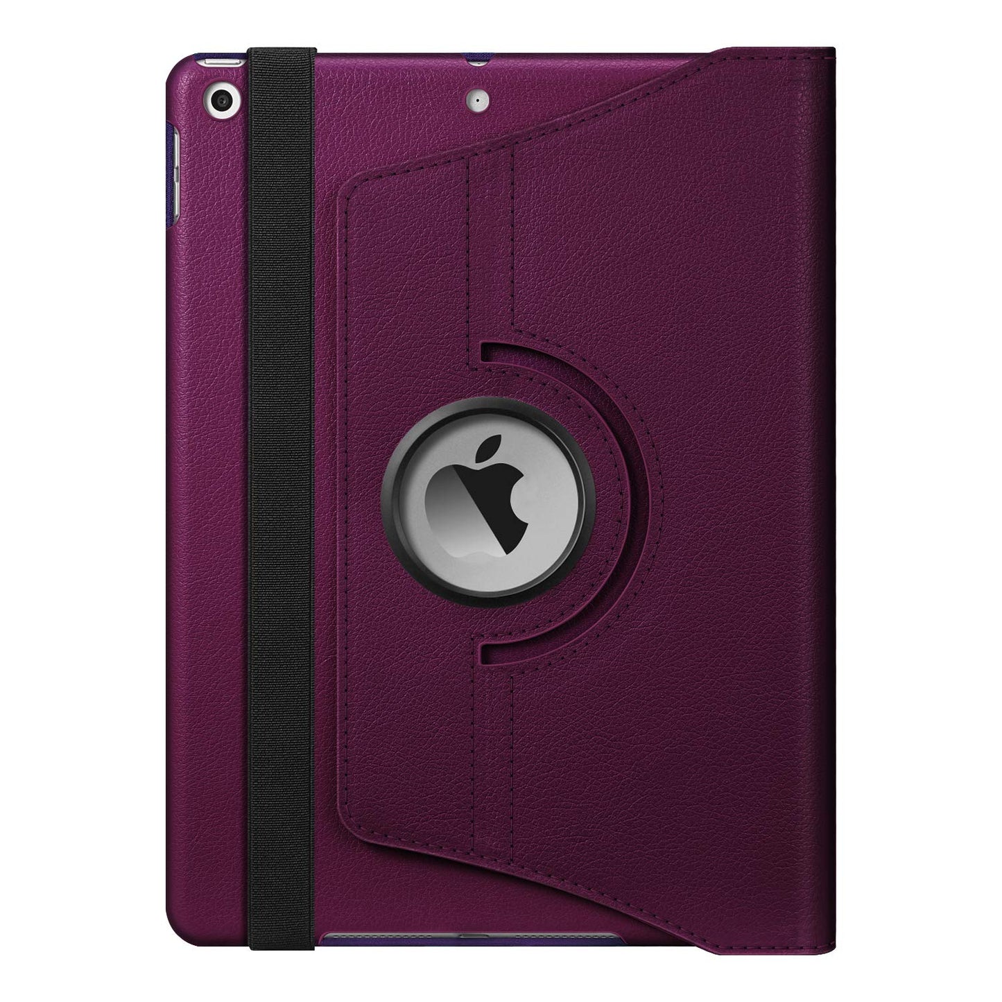 Fintie Rotating Case for iPad 9th Generation (2021) / 8th Generation (2020) / 7th Gen (2019) 10.2 Inch - 360 Degree Rotating Stand Cover with Pencil Holder, Auto Wake Sleep, Purple