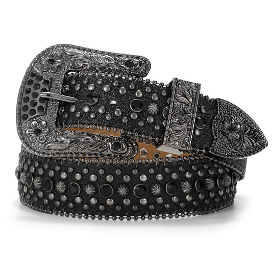 Ceinture à strass BELTROAD Ceinture gothique Ceintures Bling pour femmes et hommes Ceintures Western Cowboy Cowgirl pour jeans, ceinture Halloween