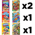 Céréales Cap'n Crunch, cannelle, original et baies croquantes, pack varié (paquet de 4)