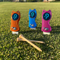 Pangaloo Surf Co Folding Spring Golf Divot Tool - Aluminum and Stainless Steel with Magnetic Ball Marker (Blue)