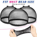 Chuangdi 50 Pcs Wig Cap Mesh Net Stocking Wig Cap Stretchy Nylon Liner Weaving Close End Fishnet Wig Cap for Women Men