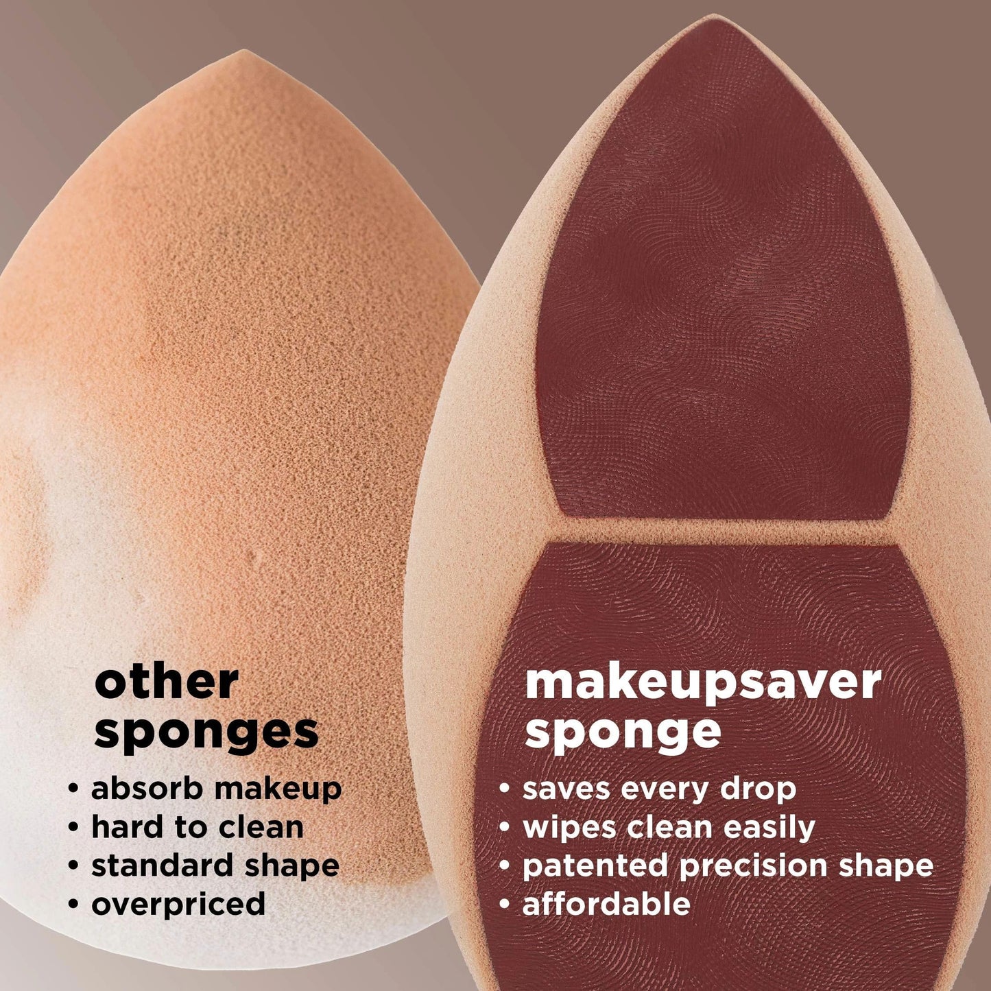 Real Techniques Makeupsaver Sponge + Brush Trio, Makeup Blending Sponge & Brushes For Liquid & Cream Formulations, Mimics Finger Application & Reduces Makeup Waste, Cruelty & Latex-Free 3 Piece Set