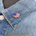 AAVEDGE American Flag Pin, American Flag Lapel Pin, US Patriotic Pins for Backpacks, US Map Lapel Pins, Lanyard Pins, Morale Emblem Bedge Brooches Pins for Lanyard, Bags, Hats, Clothes, Jackets.