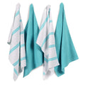 Casa Platino 8PC Absorbent Kitchen Towels, 16"x26", Farmhouse Kitchen Towels, Cotton Dish Towels for Kitchen Drying, Hanging Kitchen Towels, Dish Towels for Kitchen Decorative, Dish Towel Set - Aqua