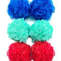 Amazon Basics Bath and Shower Loofah, Multicolor, Pack of 6