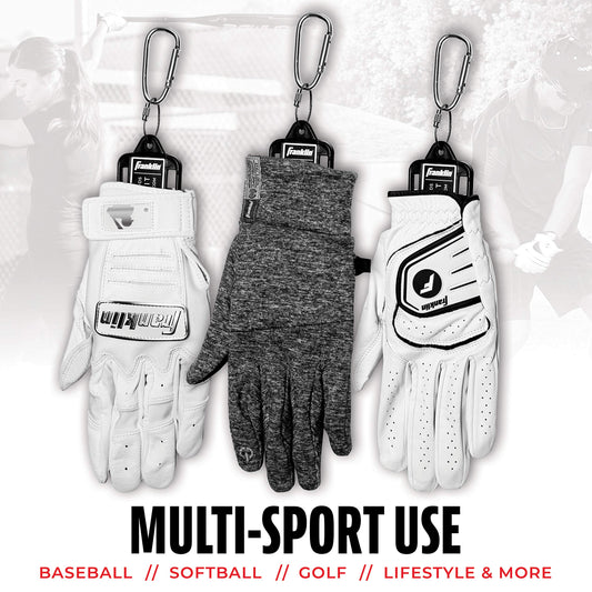 Franklin Sports Batting Glove Aerator Inserts - Dries Sweat + Eliminates Odor - Fits Baseball, Softball, Football, Golf + Work Gloves - Adult + Kids Size