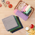 Lot de 12 torchons de cuisine Homaxy (25,4 x 25,4 cm, gris), torchons à vaisselle en velours corail super doux et absorbants, chiffon de nettoyage en microfibre antiadhésif à séchage rapide, torchons ménagers sans peluches