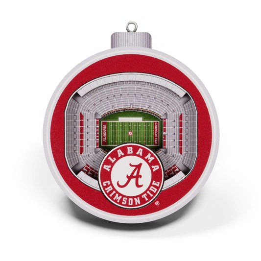 YouTheFan NCAA Alabama Crimson Tide 3D StadiumView Ornament - Bryant - Denny Stadium Large