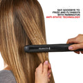 Remington 1" Flat Iron, Hair Straightener with Anti-Static Technology, Rapid 30-Second Heat-Up, 60-Minute Auto Shut-Off, 30% Longer Ceramic Floating Plates, and Titanium-Ceramic Coating