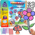 SUNGEMMERS Gem Art for Kids Crafts - Christmas Kids Stocking Stuffers for Girls 8-12 6-8, Suncatcher Kit for Kids, 8 7 6 Year Old Girl Birthday Gift, Arts and Crafts for Kids Ages 4-8 8-12 6-8 Girls