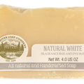 Natural White Soap Bar (4Oz)- Hypoallergenic, Fragrance Free and Dye Free - Handmade Soap Bar- Organic and All-Natural – by Falls River Soap Company