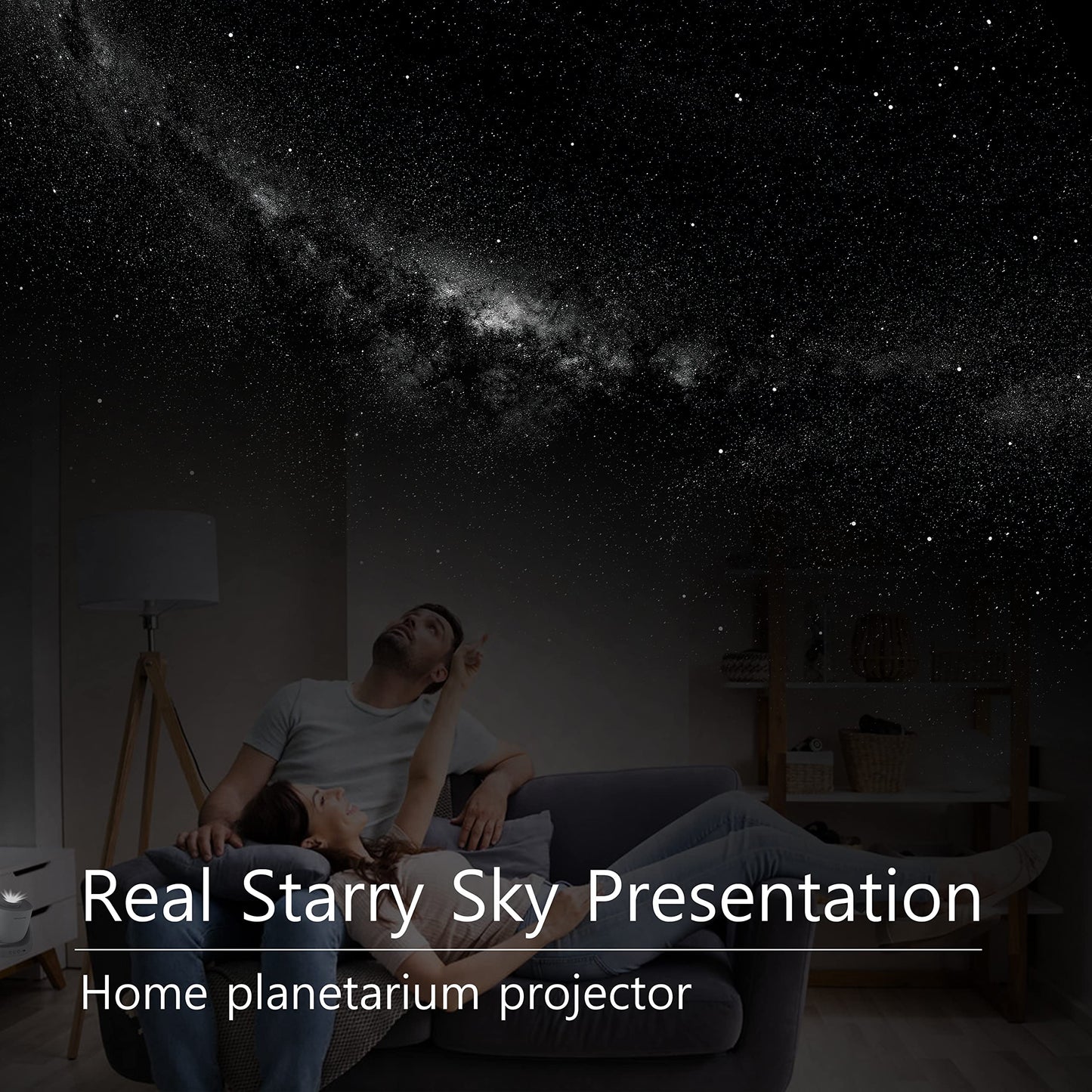 Star Projector, Orzorz Galaxy Night Light, Home Planetarium Projector with Rechargeable Battery, Sky Light Living Room Decor, Real Starry Nebula, Planet Presentation for Kids, Teen Girls, Adults…