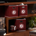 Contenedor de almacenamiento plegable Franklin Sports NCAA Alabama Crimson Tide - Organizadores de estantes de contenedores de almacenamiento hechos a medida - 10,5" x 10,5"