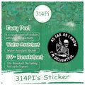 314PI (3pcs) As Far As I Know I'm Delightful, Funny Skeleton Stickers, Mental Health Awareness Stickers, Water Assistant Die Cut Sticker for Laptop Phone Water Bottle Skateboard, Mental Health