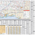 Rand McNally Fácil de leer: Mapa del estado de Alabama