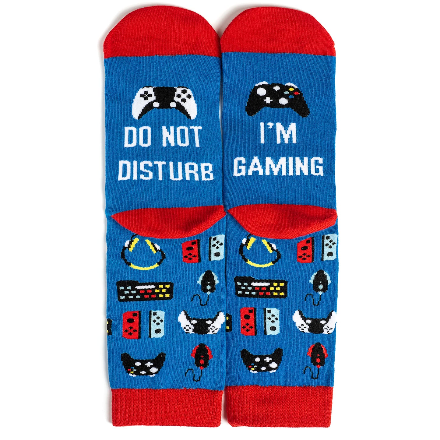 Lavley - Nerd Socks - Cadeaux amusants pour les amoureux des livres, les mélomanes, les hommes et les femmes (US, Alpha, taille unique, standard, standard, DND Gaming)