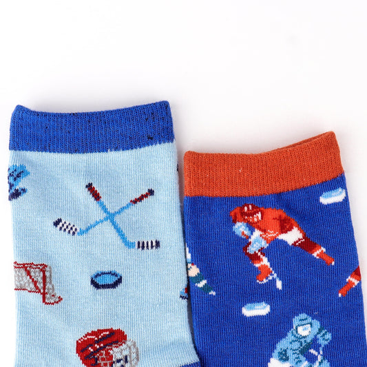 Belloxis Hockey Gifts for Boys 8-12 Hockey Socks Boys Hockey Gifts Hockey Gifts for Men Sports Gifts for Boys 8-12 Gifts for Teenage Boys Socks Cozy Cotton Comfy Socks Brother Friend Gifts