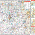 Rand McNally Fácil de leer: Mapa del estado de Alabama