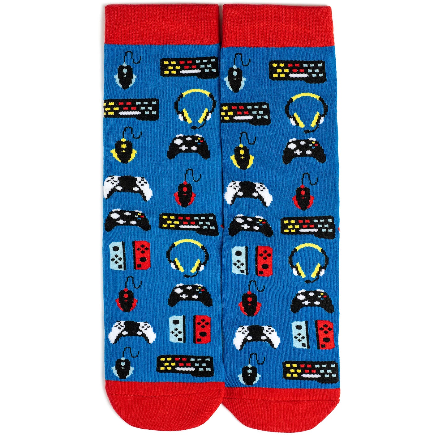 Lavley - Nerd Socks - Cadeaux amusants pour les amoureux des livres, les mélomanes, les hommes et les femmes (US, Alpha, taille unique, standard, standard, DND Gaming)